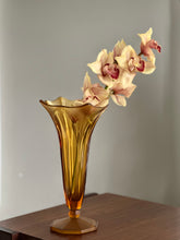 Load image into Gallery viewer, Vase - Amber Glass