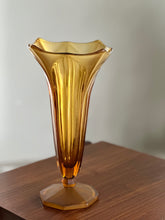 Load image into Gallery viewer, Vase - Amber Glass