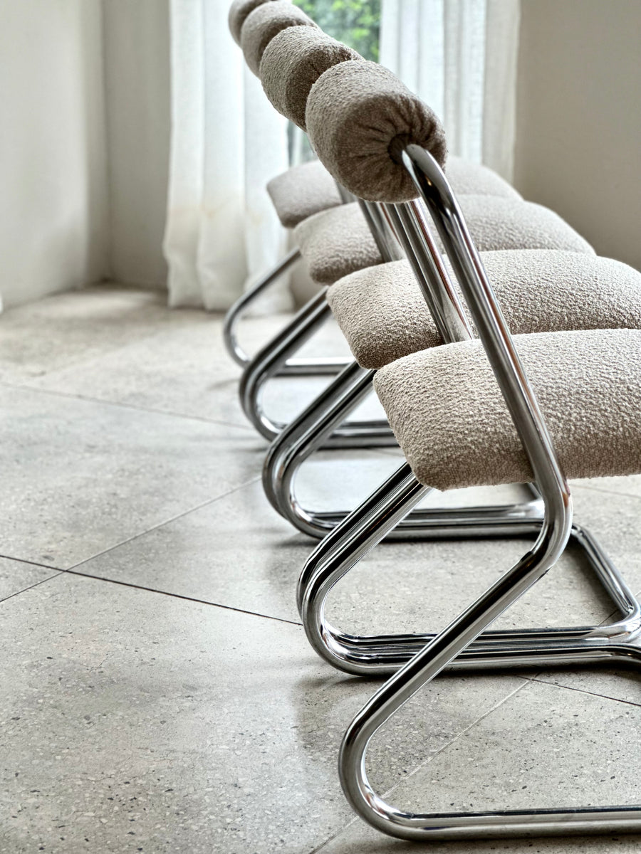 Retro Chrome Dining Chairs RETREND