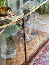 Load image into Gallery viewer, Vintage Haberdashery/Shop Counter - Brass Framed & Glass