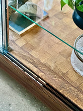 Load image into Gallery viewer, Vintage Haberdashery/Shop Counter - Brass Framed & Glass