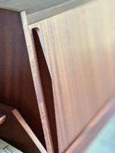 Load image into Gallery viewer, King-Size Headboard with Attached Pedestals & Storage Compartment