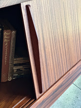 Load image into Gallery viewer, King-Size Headboard with Attached Pedestals & Storage Compartment