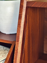 Load image into Gallery viewer, King-Size Headboard with Attached Pedestals & Storage Compartment