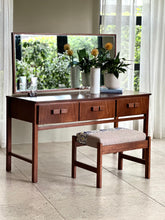 Load image into Gallery viewer, Dressing Table With Chair & Tiltable Mirror