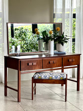 Load image into Gallery viewer, Dressing Table With Chair & Tiltable Mirror