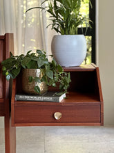 Load image into Gallery viewer, King-Size Headboard with Attached Pedestals & Storage Compartment