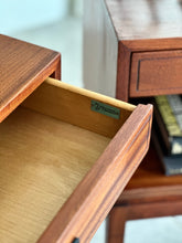 Load image into Gallery viewer, A Pair of Greaves & Thomas Bedside Pedestals