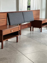 Load image into Gallery viewer, DS Vorster Queen Size Headboard With Pedestals (Adjustable Headrests)