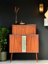 Load image into Gallery viewer, Retro Cocktail | Drinks Cabinet with Pull-out Serving & Storage