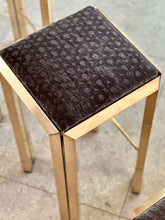 Load image into Gallery viewer, Set of Four Solid Brass Stools