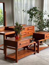 Load image into Gallery viewer, Pair of Pedestals with a Integrated Magazine Holder | By Torrente Furniture