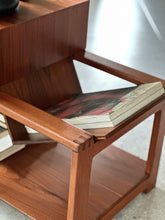 Load image into Gallery viewer, Pair of Pedestals with a Integrated Magazine Holder | By Torrente Furniture