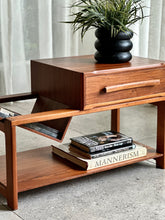 Load image into Gallery viewer, Pair of Pedestals with a Integrated Magazine Holder | By Torrente Furniture