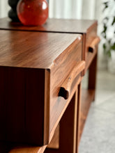 Load image into Gallery viewer, Pair of Pedestals with a Integrated Magazine Holder | By Torrente Furniture