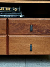 Load image into Gallery viewer, Two-Tiered Media/ Storage Cabinet