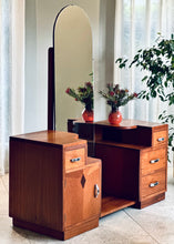 Load image into Gallery viewer, Symmetrical Art Deco Dresser & Stool