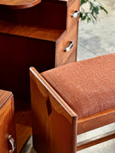 Load image into Gallery viewer, Symmetrical Art Deco Dresser & Stool