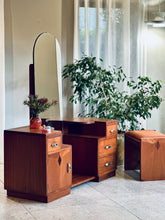 Load image into Gallery viewer, Symmetrical Art Deco Dresser & Stool