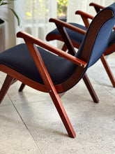 Load image into Gallery viewer, Pair Of Mid-Century Curved Armchairs