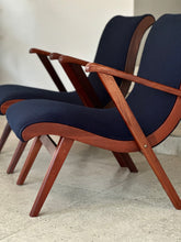 Load image into Gallery viewer, Pair Of Mid-Century Curved Armchairs