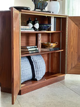 Load image into Gallery viewer, Impressive Kiaat Cabinet with Geometric Door Design