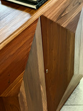 Load image into Gallery viewer, Impressive Kiaat Cabinet with Geometric Door Design