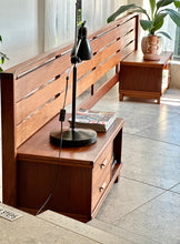 Load image into Gallery viewer, Torrente, Walnut Headboard with Pedestals