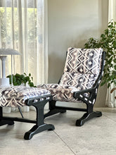 Load image into Gallery viewer, Retro Occasional Chair with Footrest