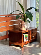 Load image into Gallery viewer, Torrente, Walnut Headboard with Pedestals