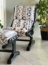 Load image into Gallery viewer, Retro Occasional Chair with Footrest