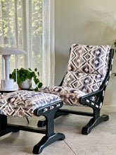 Load image into Gallery viewer, Retro Occasional Chair with Footrest