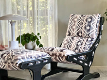 Load image into Gallery viewer, Retro Occasional Chair with Footrest