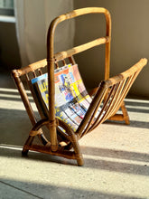 Load image into Gallery viewer, Vintage Cane Magazine Rack