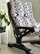 Load image into Gallery viewer, Retro Occasional Chair with Footrest