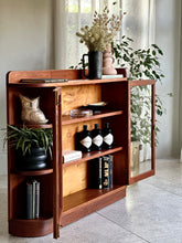 Load image into Gallery viewer, Narrow, Art Deco Style Bookcase | Display Cabinet