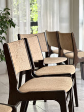 Load image into Gallery viewer, Set of 6 Original Danish Dining Chairs