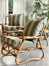 Load image into Gallery viewer, Vintage Cane Lounge Set