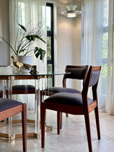 Load image into Gallery viewer, Mid-Century Lucite & Brass Dining Table