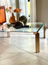 Load image into Gallery viewer, Lucite And Brass Coffee Table