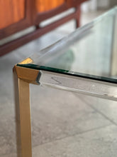 Load image into Gallery viewer, Lucite And Brass Coffee Table