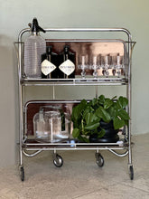 Load image into Gallery viewer, Retro Foldable Drinks Trolley