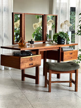 Load image into Gallery viewer, Retro Kiaat Dressing Table & Stool