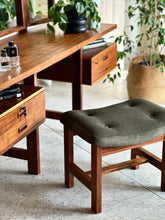Load image into Gallery viewer, Retro Kiaat Dressing Table & Stool