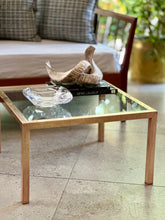 Load image into Gallery viewer, Stylish Brass and Glass Coffee Table