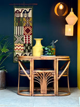 Load image into Gallery viewer, Vintage Cane Set - Table & Two Chairs