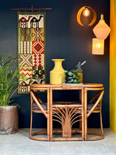 Load image into Gallery viewer, Vintage Cane Set - Table & Two Chairs