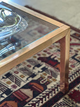Load image into Gallery viewer, Stylish Brass and Glass Coffee Table