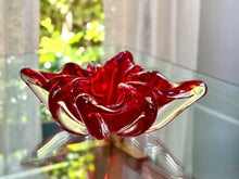Load image into Gallery viewer, Vintage Red Murano Bowl