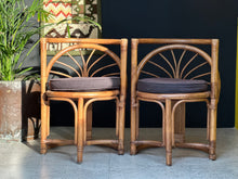 Load image into Gallery viewer, Vintage Cane Set - Table & Two Chairs
